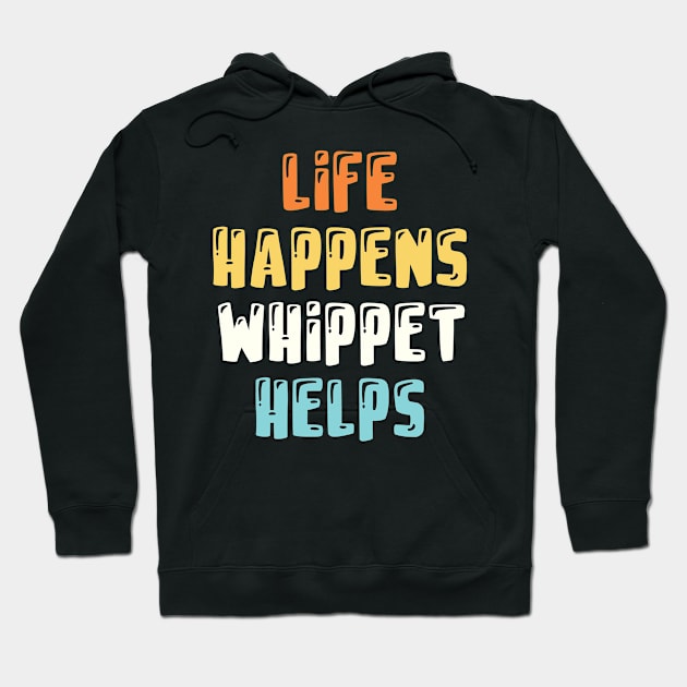 Cool Fun Gift Whippet Saying Quote For A Mom Dad Or Self Hoodie by monkeyflip